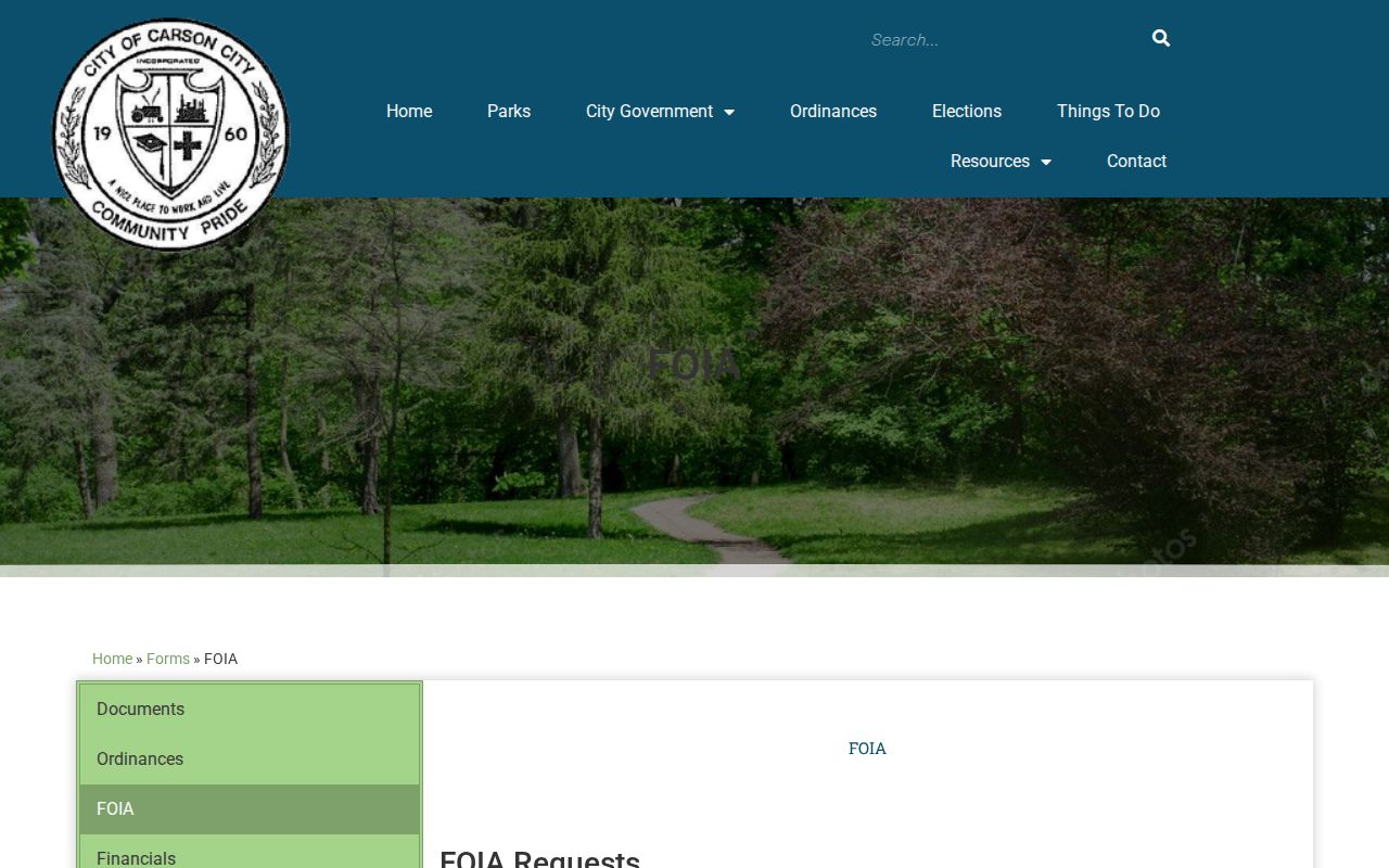 Carson City police record access and FOIA instructions in Montcalm County