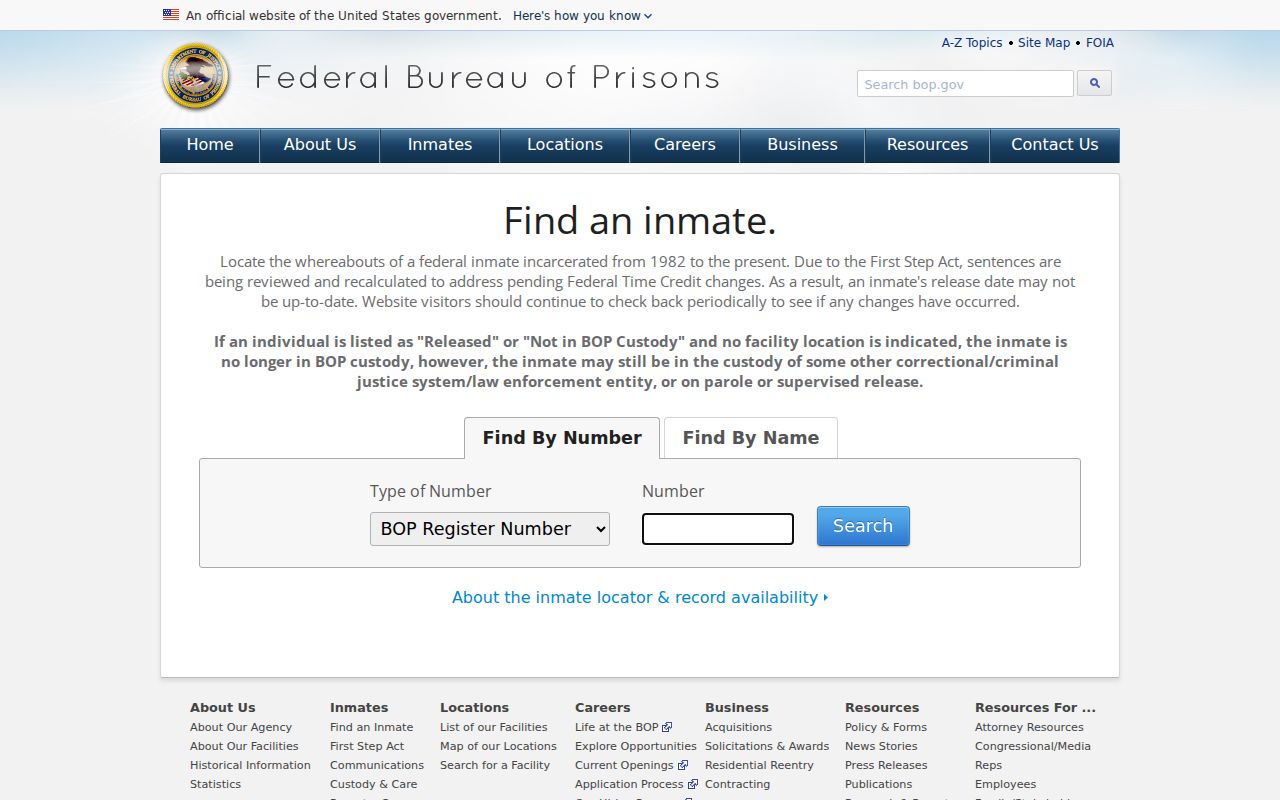 Federal inmate locator for Montcalm County record research